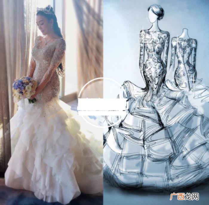 张靓颖婚纱，张靓颖婚纱还没黄晓明妈妈穿的讲究