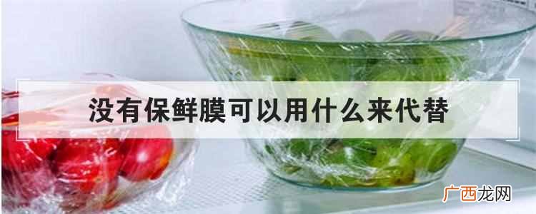 没有保鲜膜可以用什么来代替？
