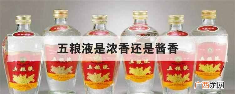 五粮液是浓香还是酱香