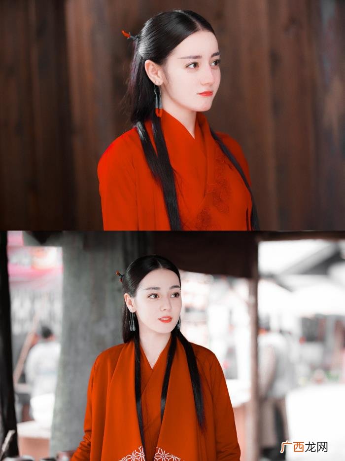 迪丽热巴快本红衣古装，迪丽热巴的红衣古装造型