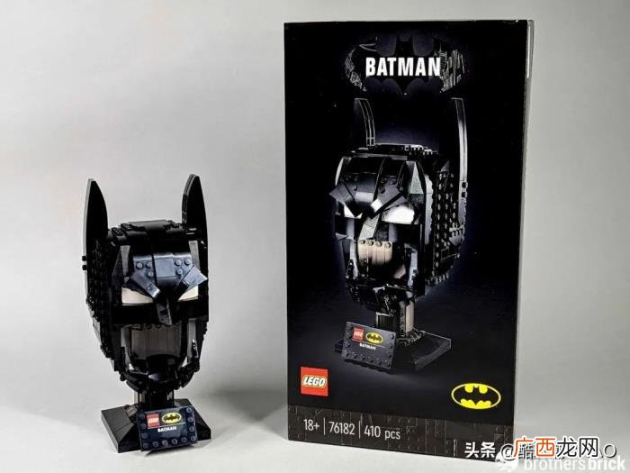 蝙蝠侠面具，乐高DC超级英雄76182蝙蝠侠面具开箱评测
