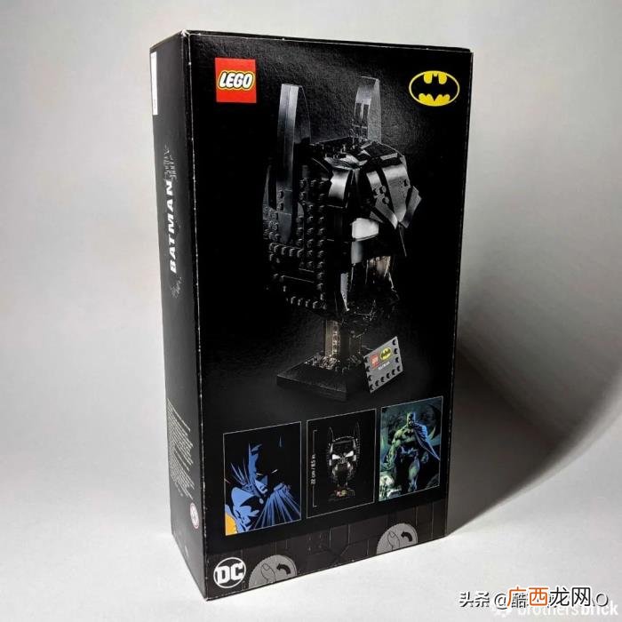 蝙蝠侠面具，乐高DC超级英雄76182蝙蝠侠面具开箱评测
