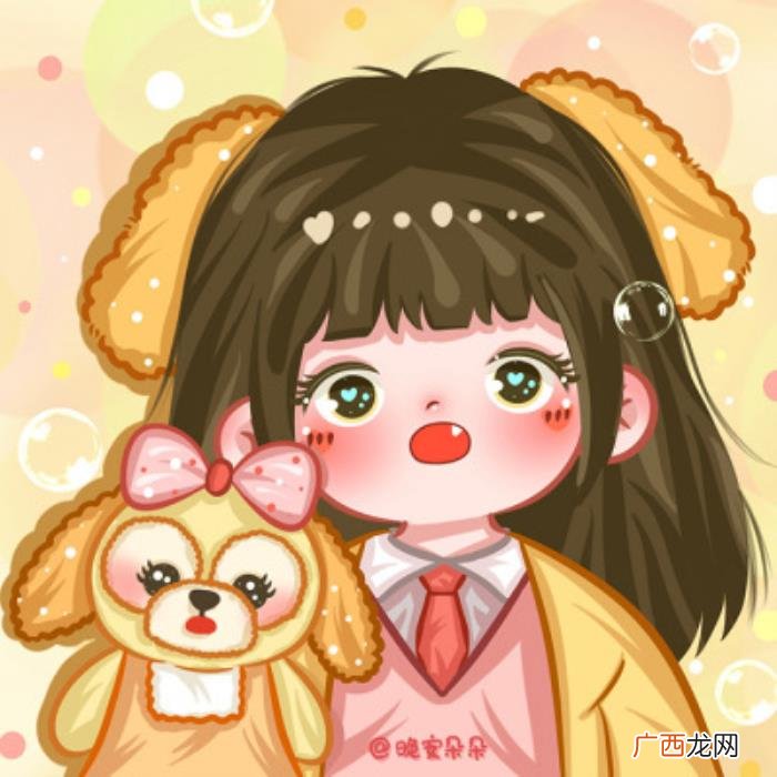 动漫萌系闺蜜头像，超可爱的卡通动漫女生头像、闺蜜头像