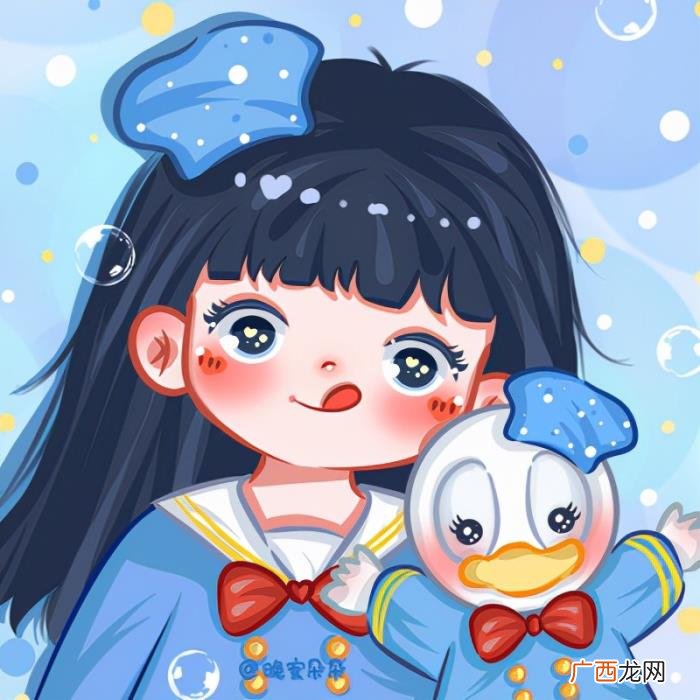 动漫萌系闺蜜头像，超可爱的卡通动漫女生头像、闺蜜头像