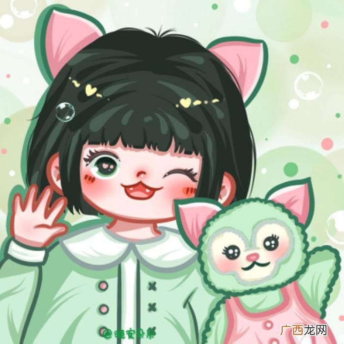 动漫萌系闺蜜头像，超可爱的卡通动漫女生头像、闺蜜头像