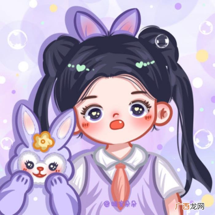 动漫萌系闺蜜头像，超可爱的卡通动漫女生头像、闺蜜头像
