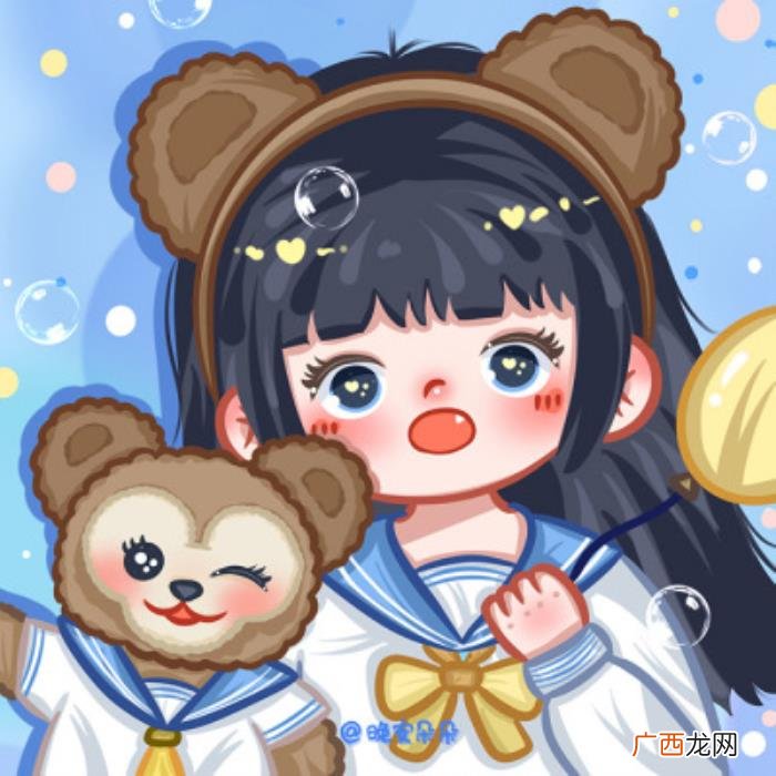 动漫萌系闺蜜头像，超可爱的卡通动漫女生头像、闺蜜头像