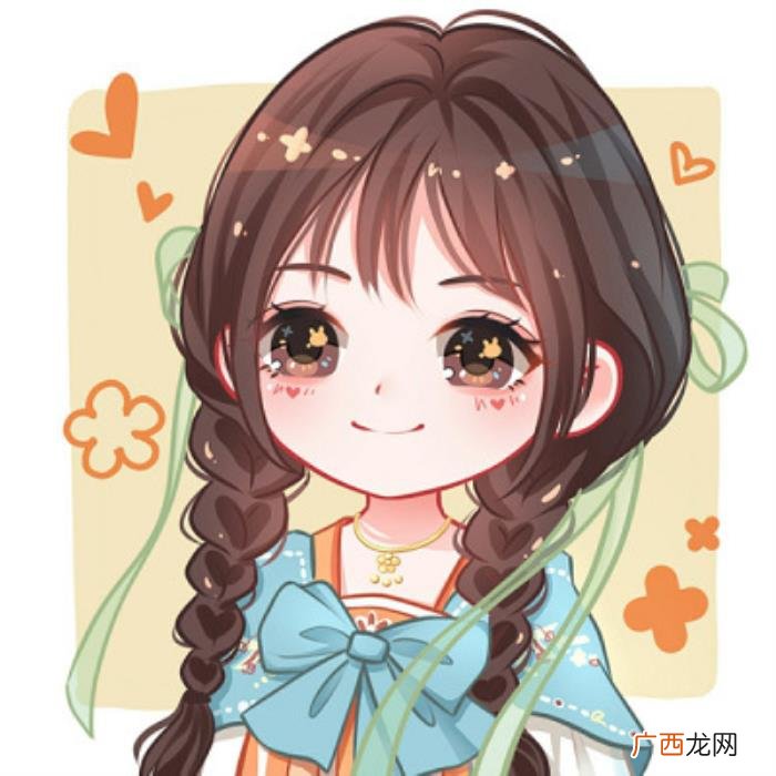 动漫萌系闺蜜头像，超可爱的卡通动漫女生头像、闺蜜头像