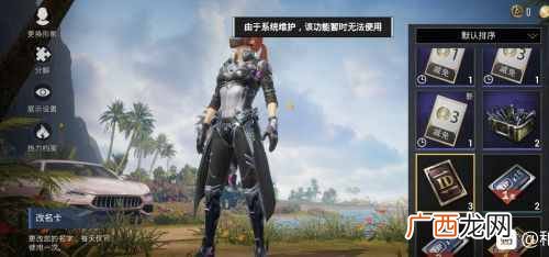 和平精英改名卡系统维护结束时间 和平精英改名开放日期