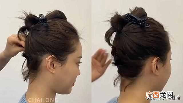 短发马尾怎么扎好看?发型师短发绑马尾技巧