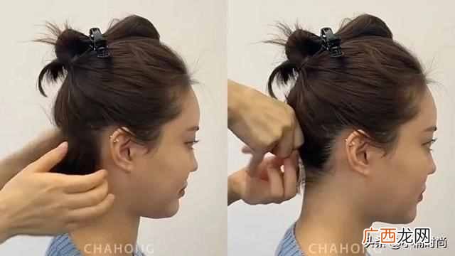 短发马尾怎么扎好看?发型师短发绑马尾技巧