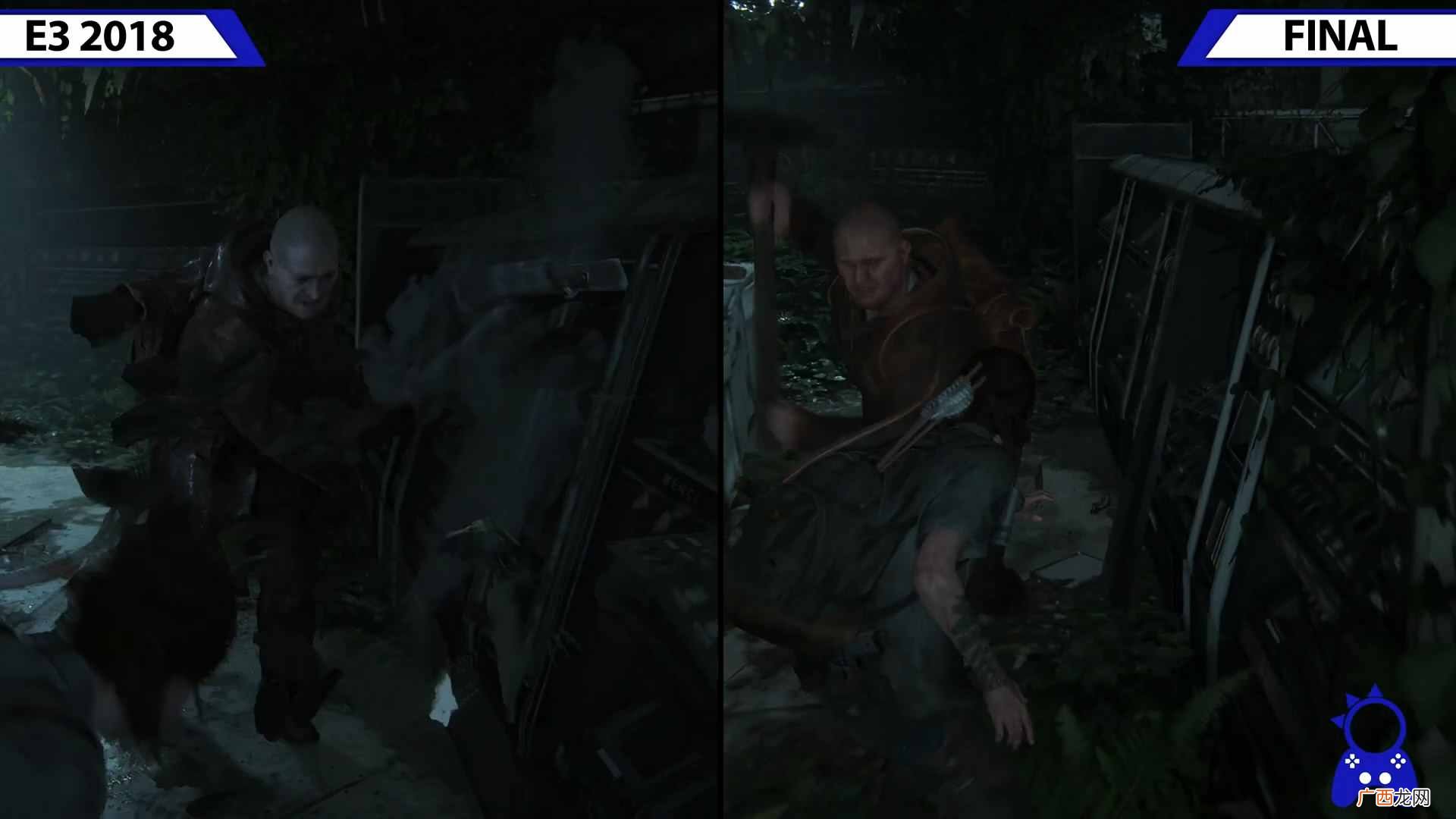 画面缩水？《最后的生还者2》E3预告与最终版对比