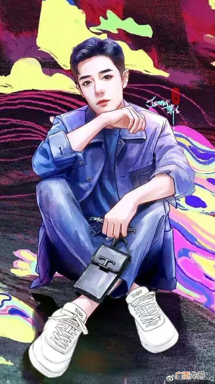 肖战手绘图，分享60张肖战手绘图--比漫画还好看的男人