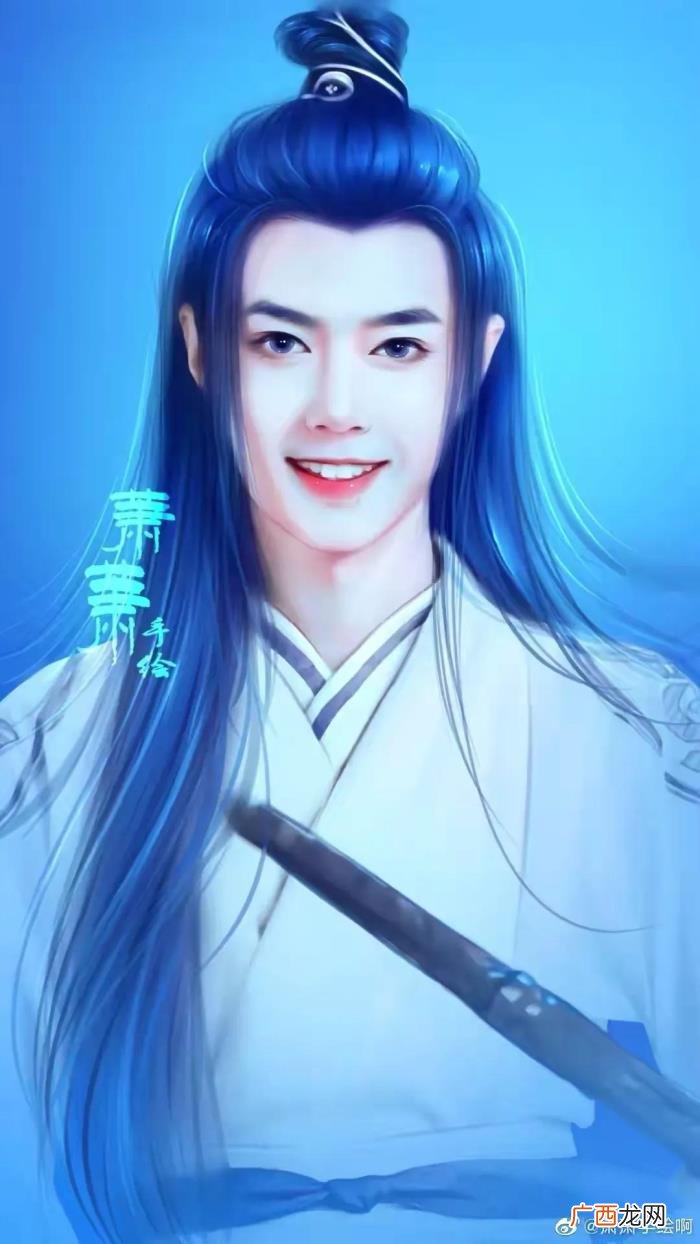肖战手绘图，分享60张肖战手绘图--比漫画还好看的男人