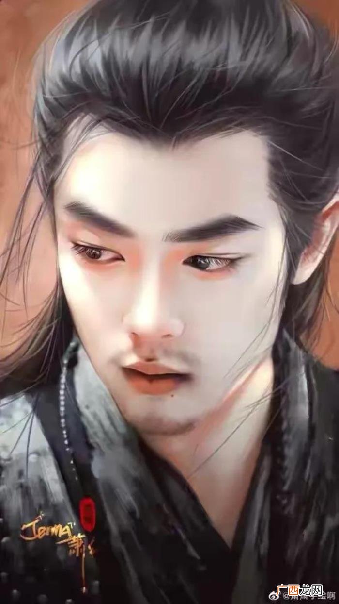 肖战手绘图，分享60张肖战手绘图--比漫画还好看的男人