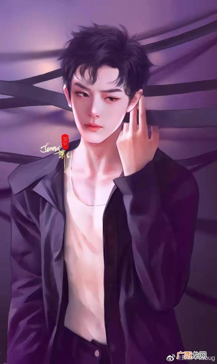 肖战手绘图，分享60张肖战手绘图--比漫画还好看的男人