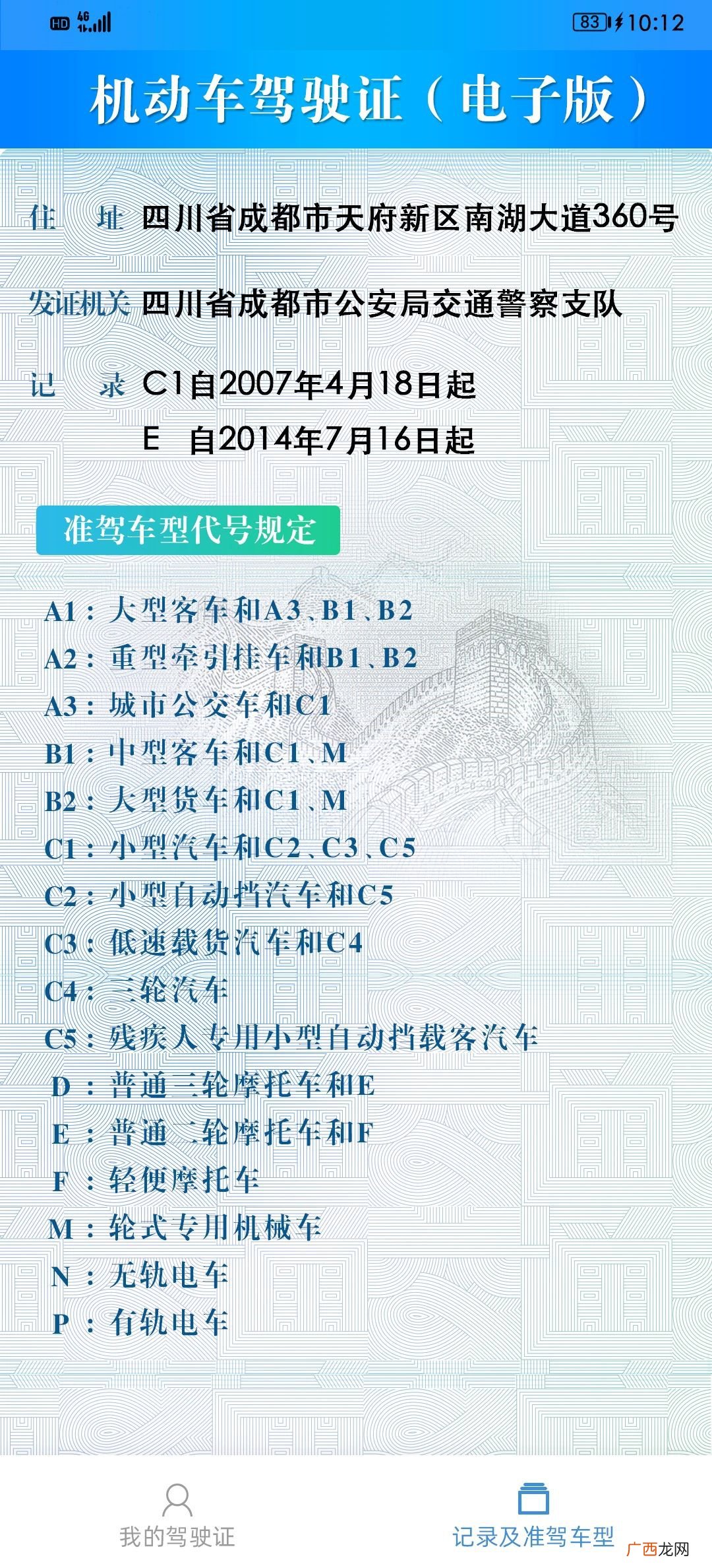 附使用范围 电子驾驶证是什么样子的？