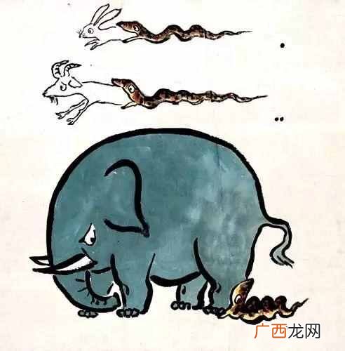 人心不足蛇吞是什么？“人心不足蛇吞象”原来讲的是这个故事，涨知