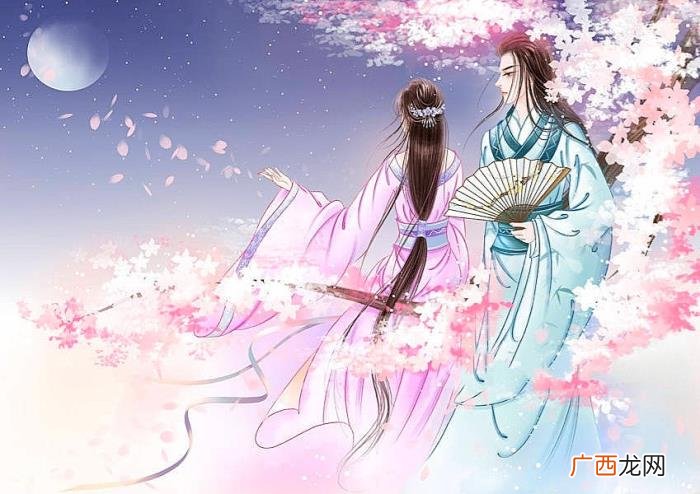 唯美古风山水意境插画欣赏 古风唯美图片