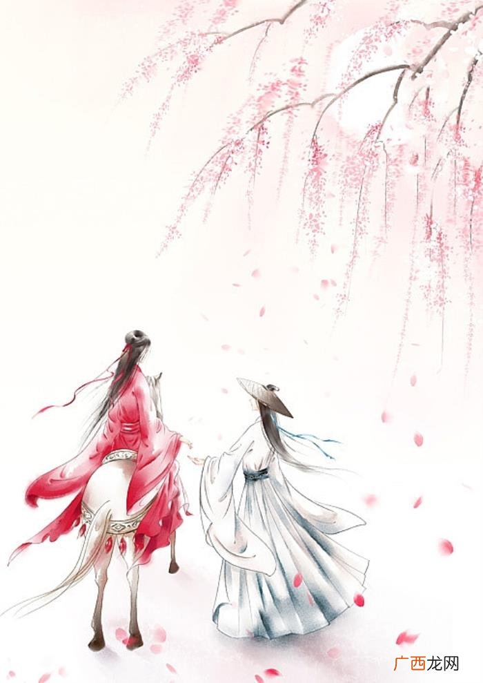 唯美古风山水意境插画欣赏 古风唯美图片