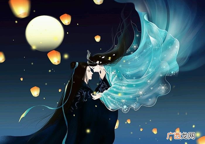 唯美古风山水意境插画欣赏 古风唯美图片