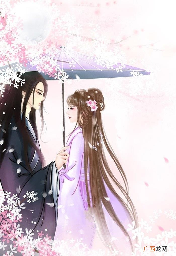 唯美古风山水意境插画欣赏 古风唯美图片
