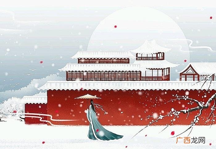 唯美古风山水意境插画欣赏 古风唯美图片