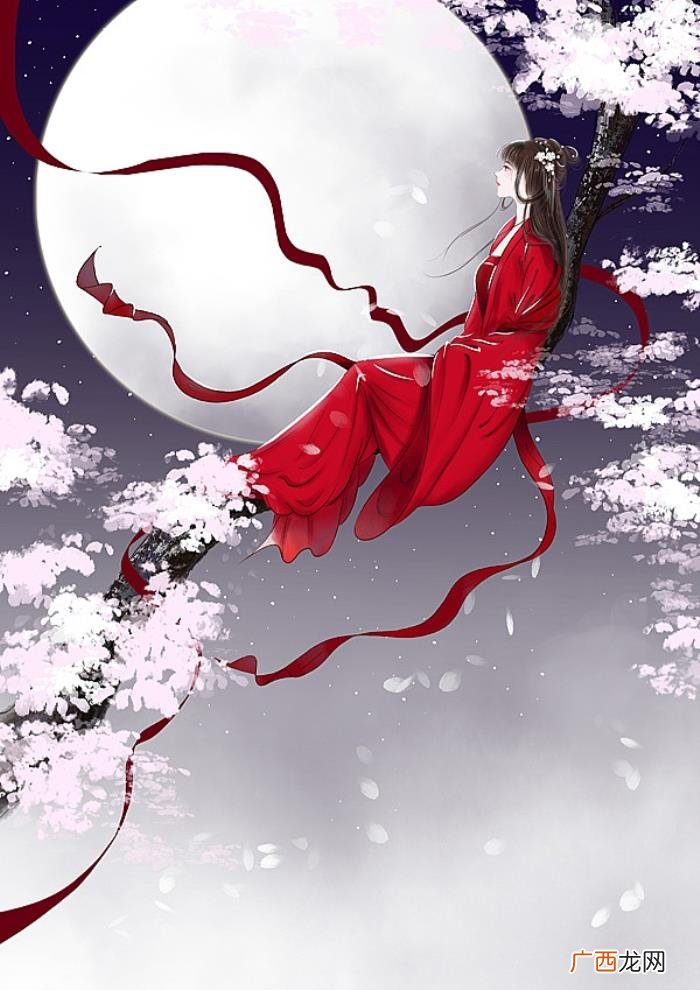 唯美古风山水意境插画欣赏 古风唯美图片