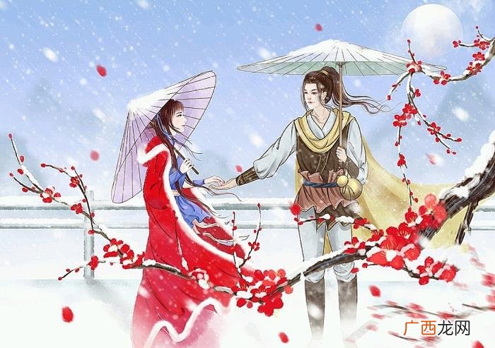 唯美古风山水意境插画欣赏 古风唯美图片