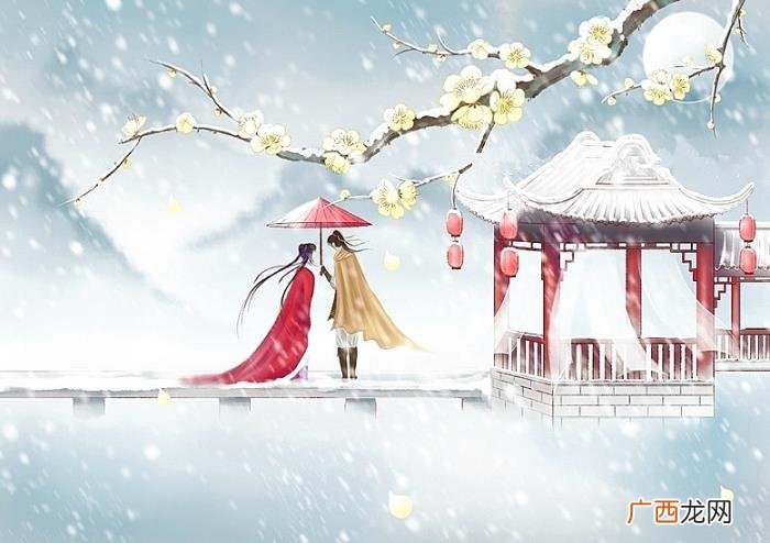 唯美古风山水意境插画欣赏 古风唯美图片