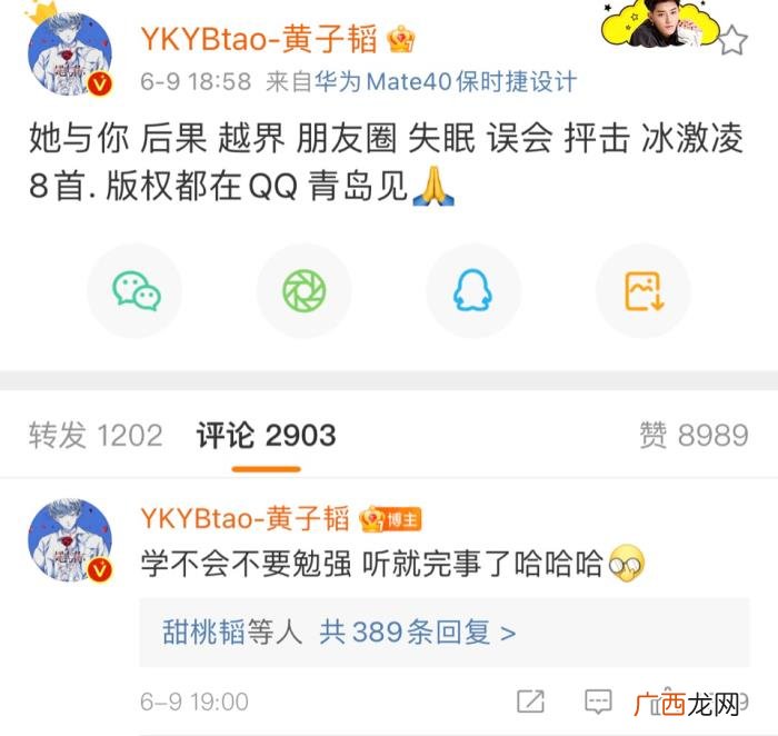 麦田音乐节，黄子韬救场麦田音乐节13日青岛开唱