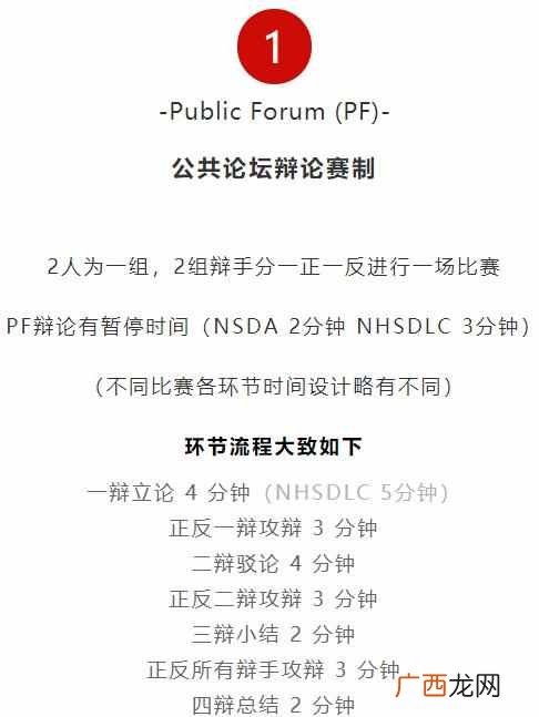 辩论赛规则和流程？你都知道那几个辩论赛制？