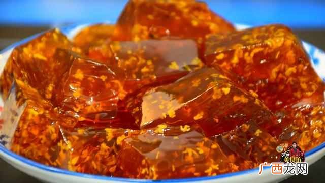 桂花糕怎么做好吃？？教你简单的家庭做法，Q弹爽口，好吃极了