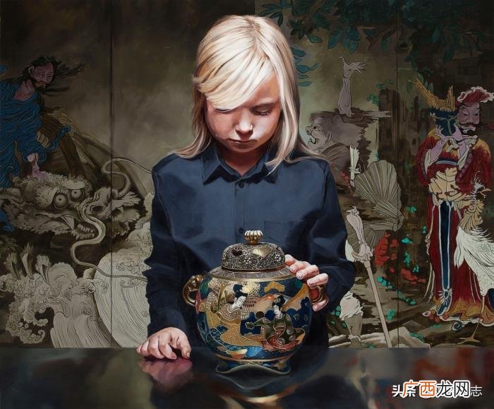 关于失眠的超现实油画 失眠了图片