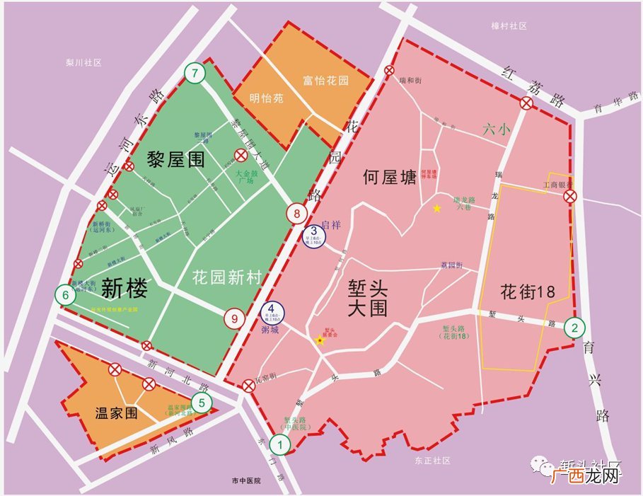 东莞东城各社区封闭管理的出入口在哪？