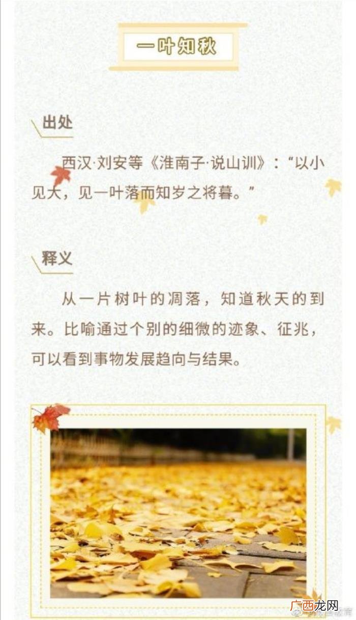 8个关于秋天的成语你知道吗 赞美秋天的成语