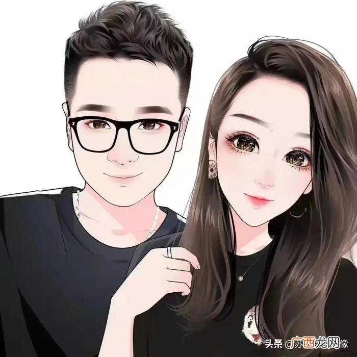 好看的情侣头像动漫，好看时尚的动漫情侣头像
