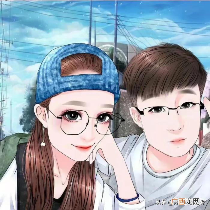 好看的情侣头像动漫，好看时尚的动漫情侣头像