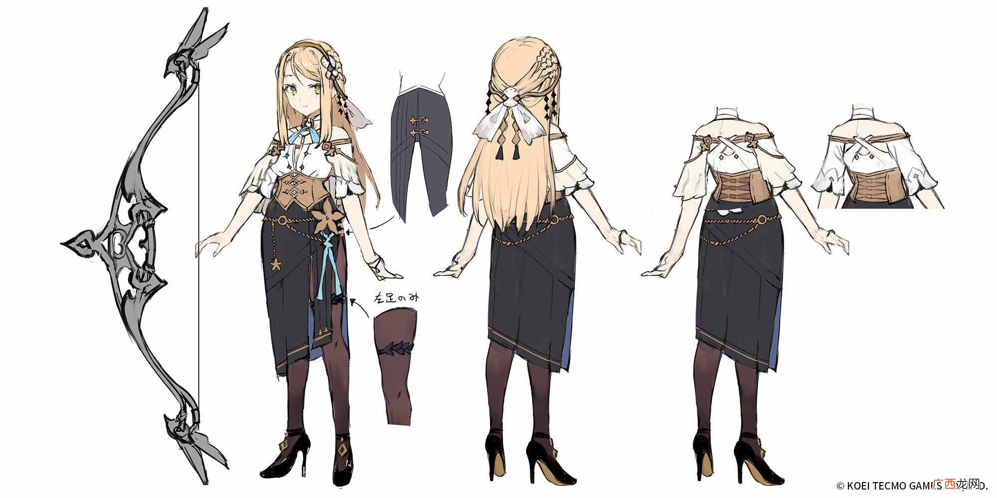 《莱莎2》众角色的人物3D图与设定图发布