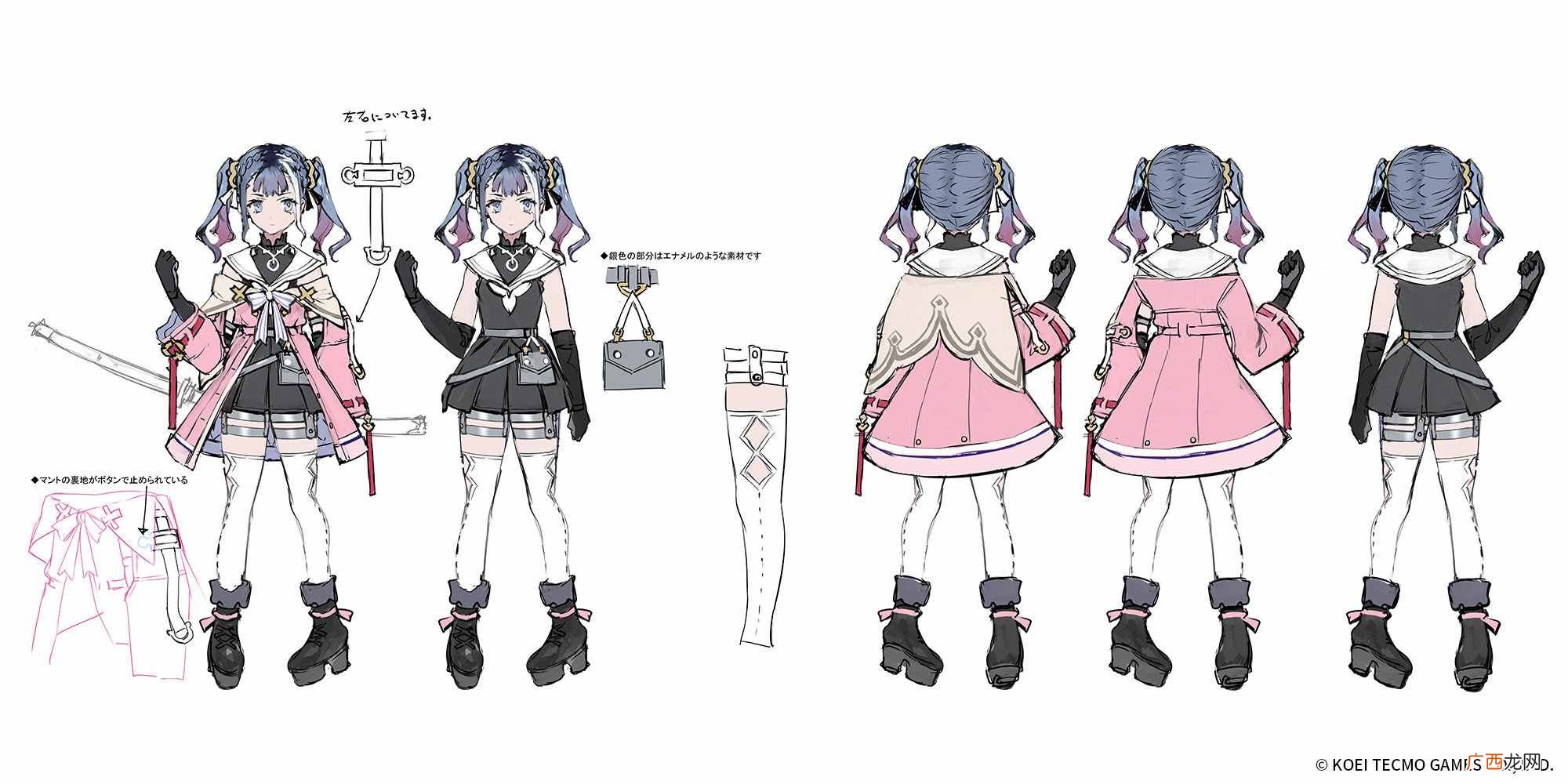 《莱莎2》众角色的人物3D图与设定图发布