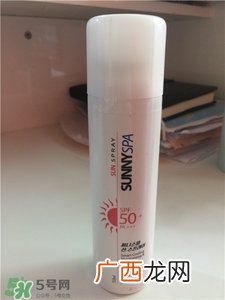 sunnyspa水晶防晒喷雾评测_心得_体验