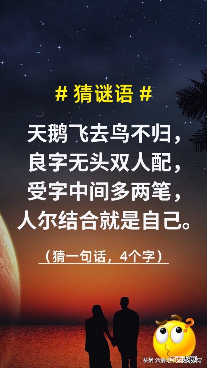 4字谜语可以表白用 撩人的谜语