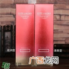 雅诗兰黛红石榴水清爽型和滋润型区别_对比图