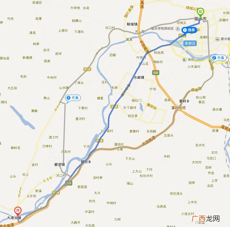 自驾+公交 丽水古堰画乡交通方式汇总