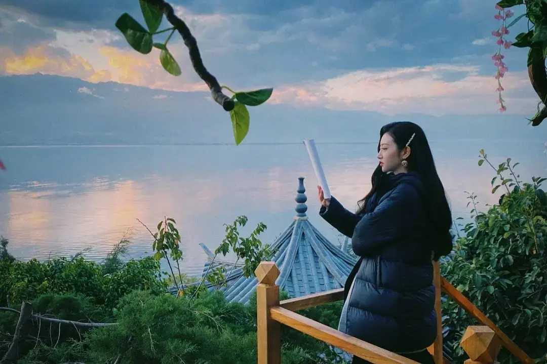 景甜太美了，没有欧式大双眼皮换了柳眉的景甜太美了