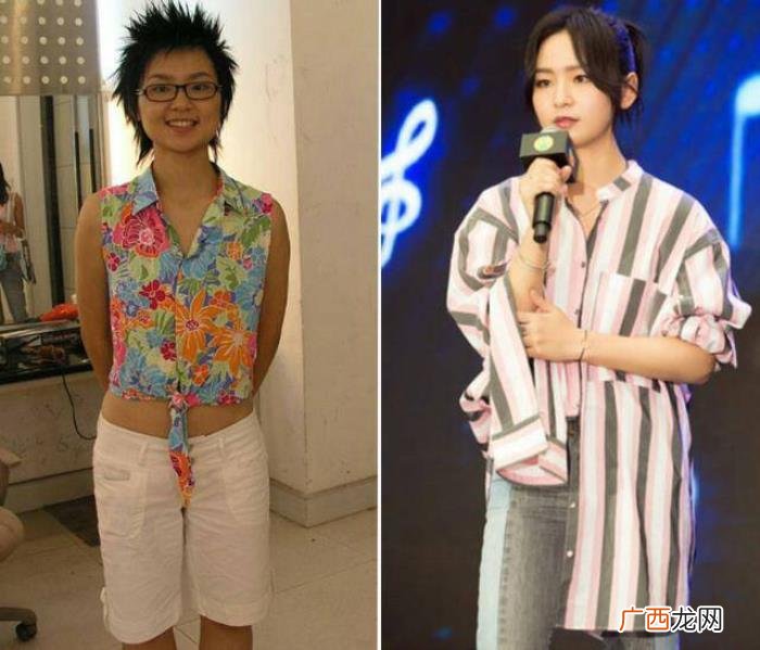 周笔畅方脸，周笔畅已不是当年的方脸加黑框眼镜