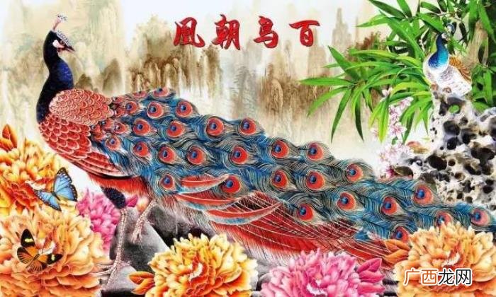 百鸟朝凤图，难得一见的百鸟朝凤花鸟图送给大家