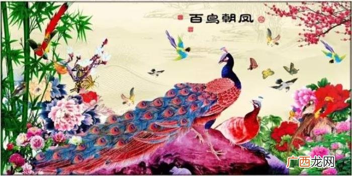 百鸟朝凤图，难得一见的百鸟朝凤花鸟图送给大家