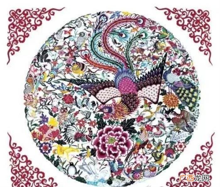 百鸟朝凤图，难得一见的百鸟朝凤花鸟图送给大家