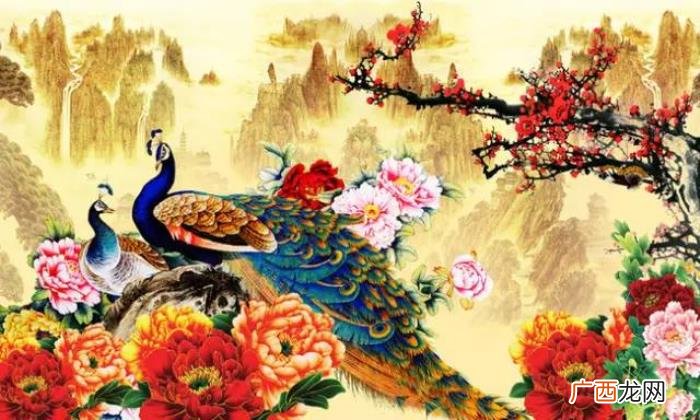 百鸟朝凤图，难得一见的百鸟朝凤花鸟图送给大家